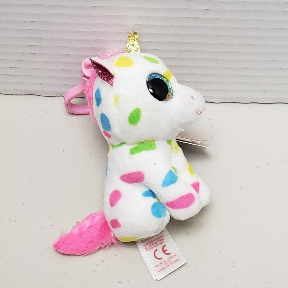 Beanie Boos Ty Unicorn Harmonie Clip